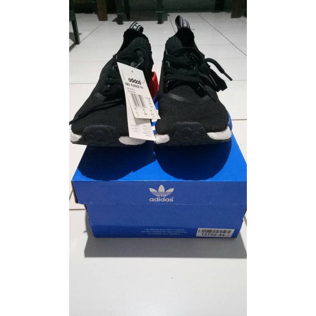 Adidas NMD OG R1 Runner Coreblack Blue-Red 100% UA ORIGINAL QUALITY