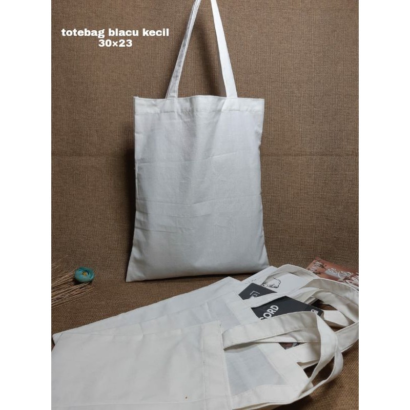 TAS BLACU POLOS KECIL/TOTE BAG BLACU POLOS POTRAIT