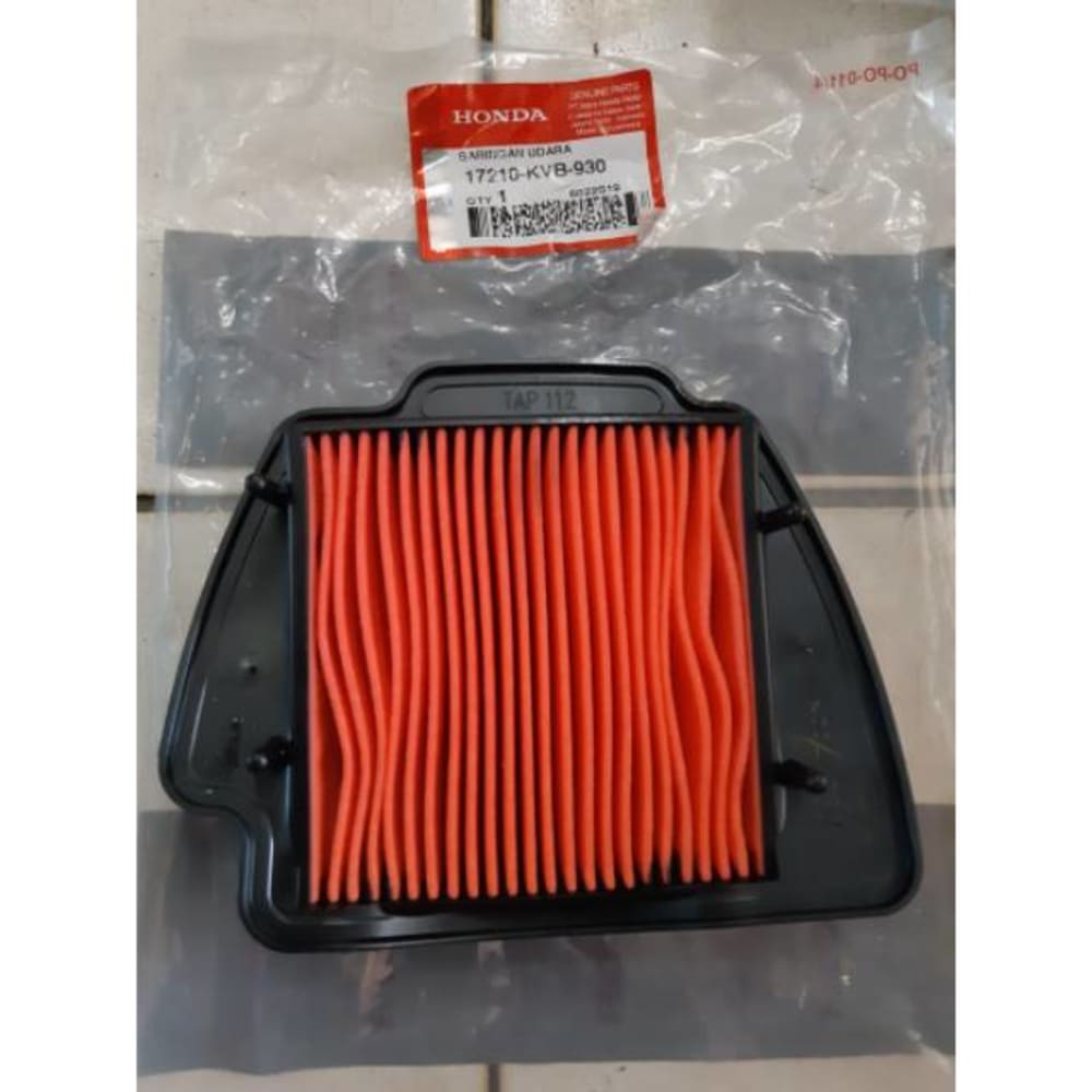 Busa Filter Saringan Udara Hawa - Vario 110 Karbu Techno Asli Honda 17210KVB930