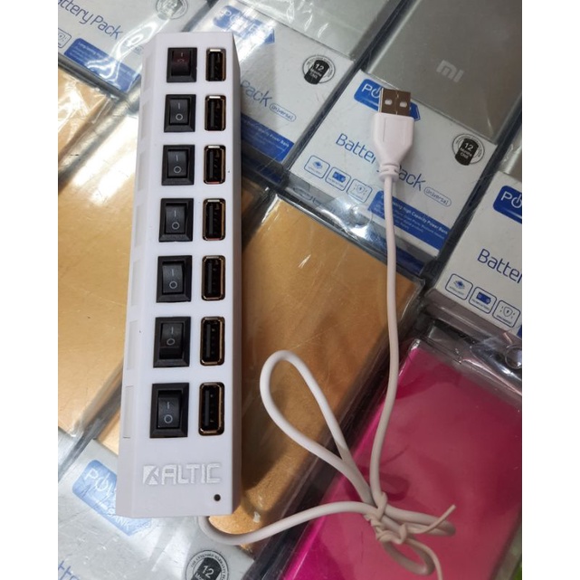 Usb Hub 7 Port  7port LED switch on off /  Usb Hub 4 Port 2.0 Murah Meriah