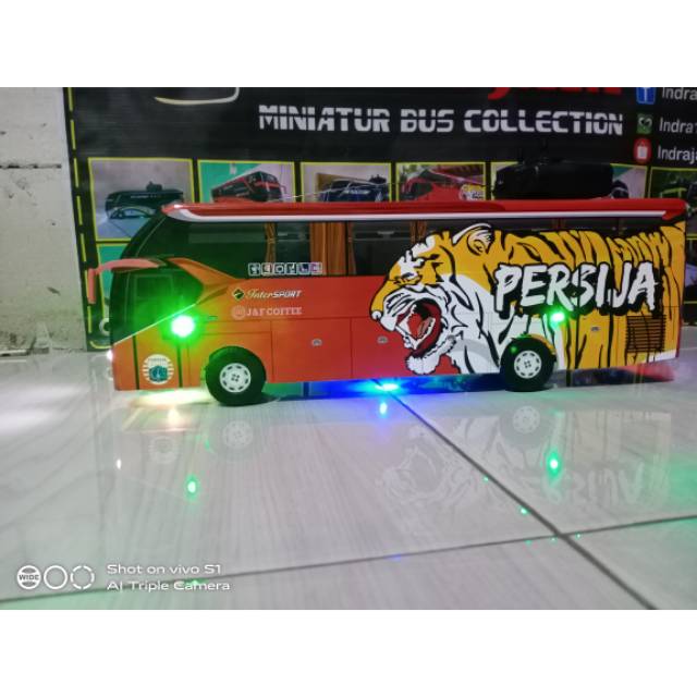 Miniatur Bus Persija Remot Control