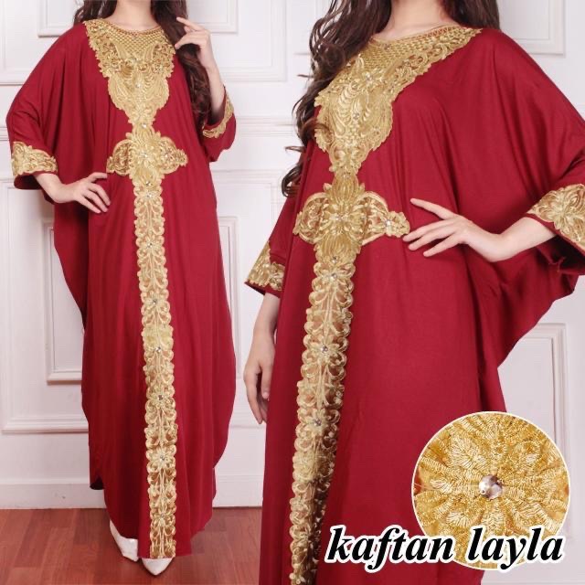 SALE JC/ZR Kaftan kayla jumbo / Kaftan Wanita murah / Kaftan lebaran 2020 / Gamis kaftan murah