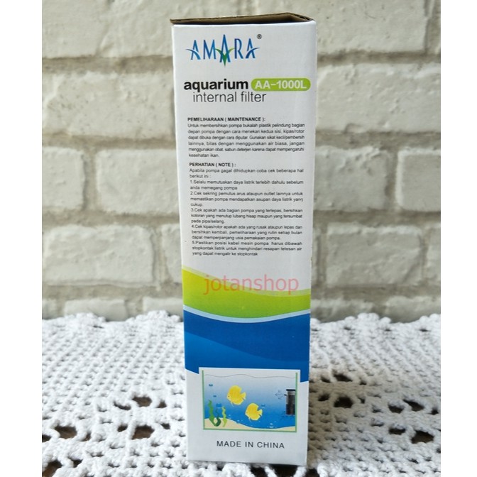 amara AA-1000L AA1000L AA-1000-L internal filter Aquarium Aquascape