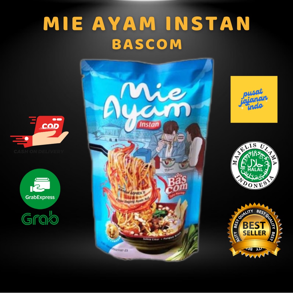 Mie Ayam Instan Sambal Geprek Bascom 200gr