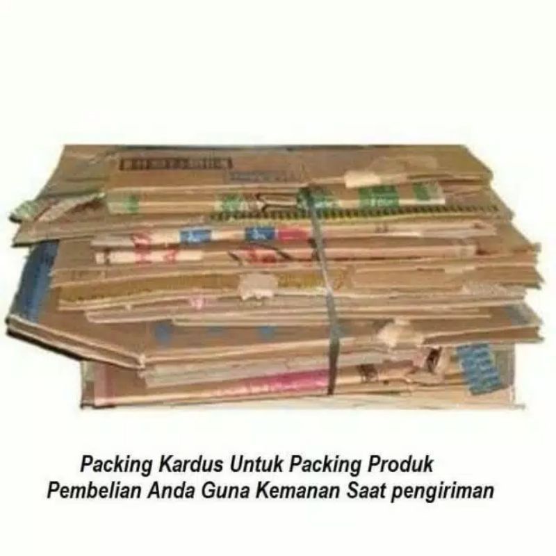 

TAMBAHAN PACKING KARDUS / Tambahan dus paking Agar Paket tidak Rusak / Tambahan paking agar paket lebih aman