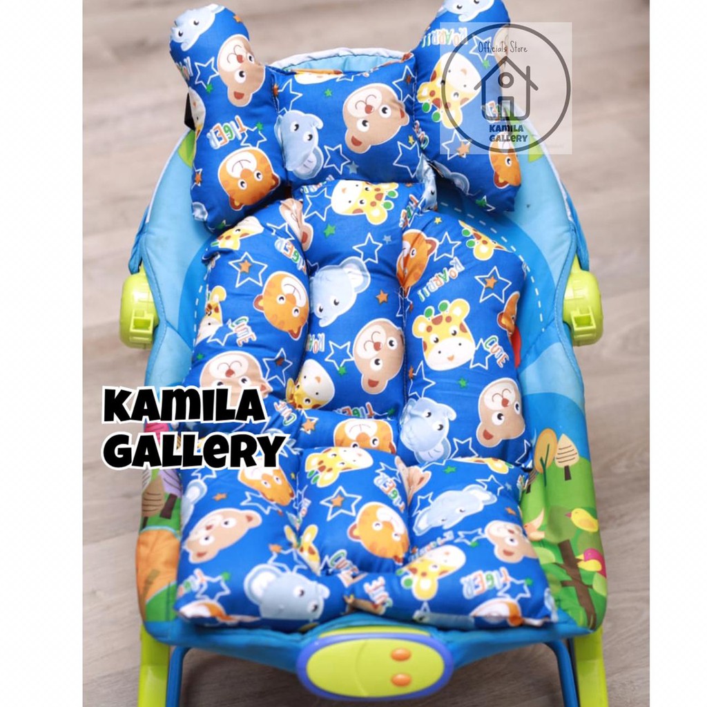 ALAS STROLLER UNIVERSAL STROLLER/ALAS CAR SEAT/ALAS BOUNCER BÀBY MOTIF CUTE ROAR BLUE