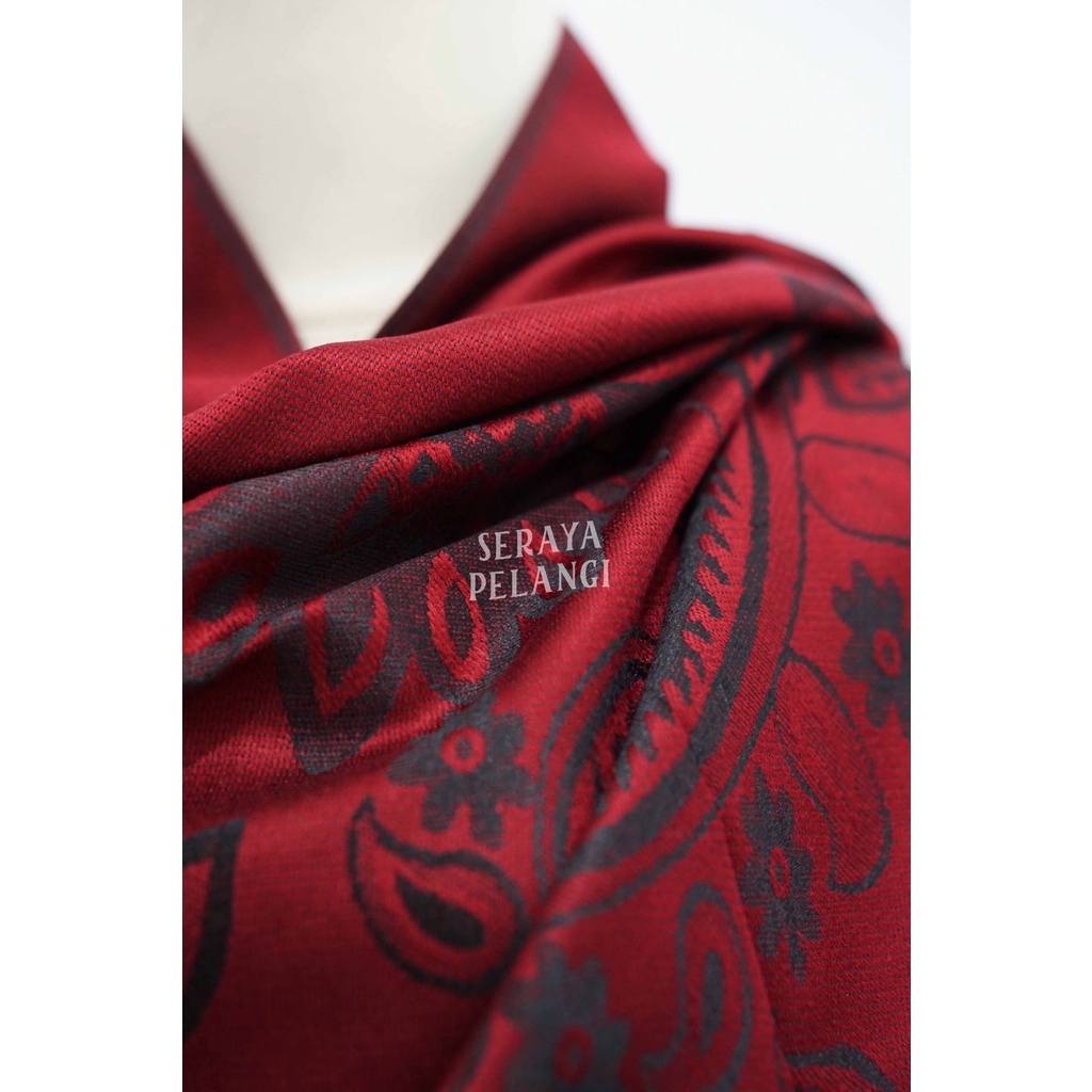 Pashmina Cashmere Keong 15 | Motif | Selendang | Scarf | Syal | Shawl | Pasmina Kashmir | Souvenir | Hadiah Ulang Tahun | Birthday Gift | Aksesoris Fashion Wanita | Luxury Scarf | Premium Import Quality | Grosir Murah