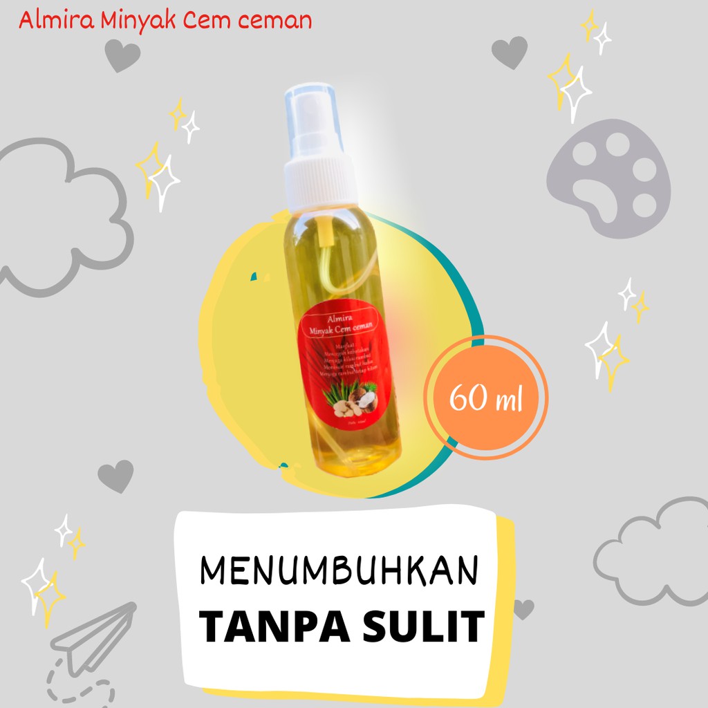 Penyubur Rambut Bayi Minyak Cem ceman Penumbuh Penebal Perawatan Rambut Anak Dewasa Rontok 60ml