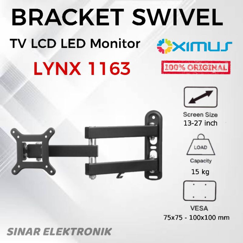 BRACKET SWIVEL 13-27 INCH TV LCD LED MONITOR