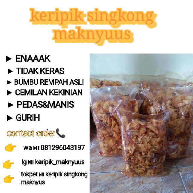 

Keripik singkong pedas