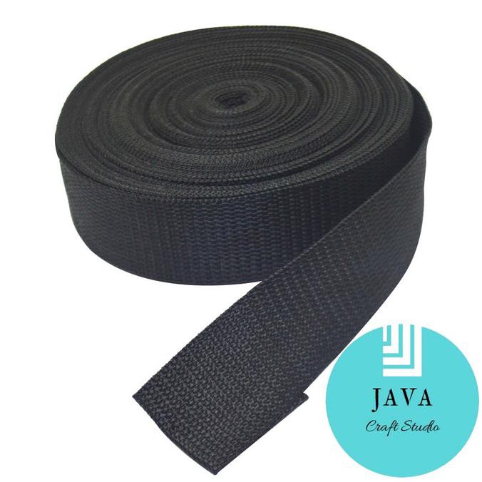 

TALI WEBBING TAS HB 3.8 CM WARNA HITAM HB 38 HITAM SPECIAL