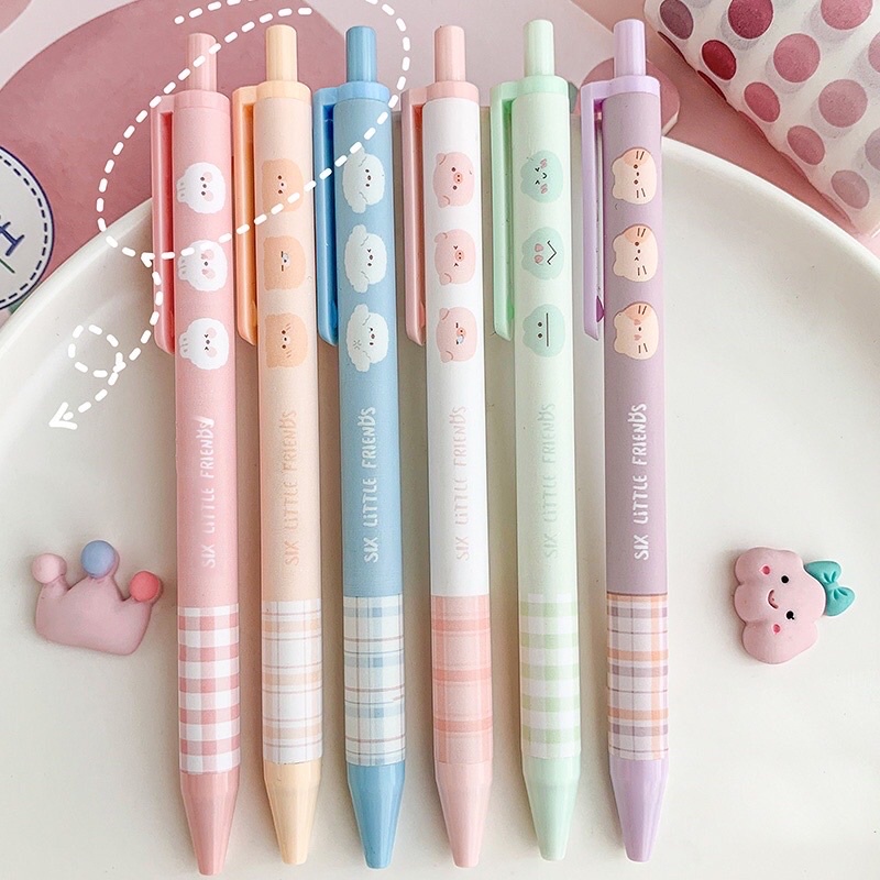 [READY STOCK BISA COD] CUTE PEN GEL RETRACTABLE PULPEN MEKANIK TINTA HITAM LUCU KARAKTER KARTUN HEWAN FANCY ANAK PEREMPUAN KAWAII DEKORASI AESTHETIC GAYA REMAJA SEKOLAH KOREA MURAH VIRAL UNIK IMUT IMPOR BERKUALITAS REFILL SIMPLE ANIME CETEK WARNA PINK