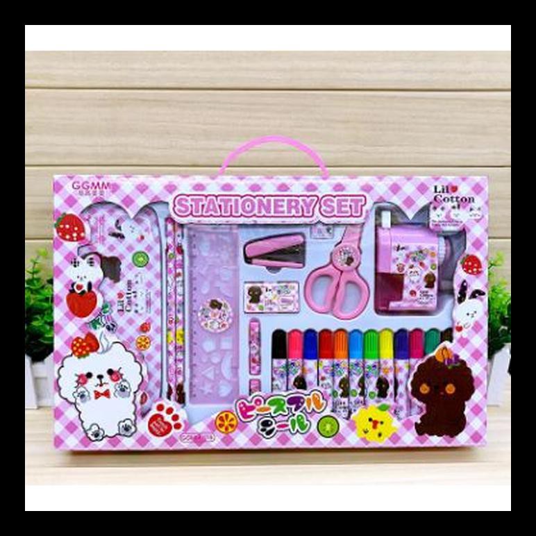 

PROMO RUMAUMA SET STATIONERY PIXEL KAWAI PINK - PERLENGKAPAN ALAT TULIS ANAK PAKET ALAT TULIS MURAH
