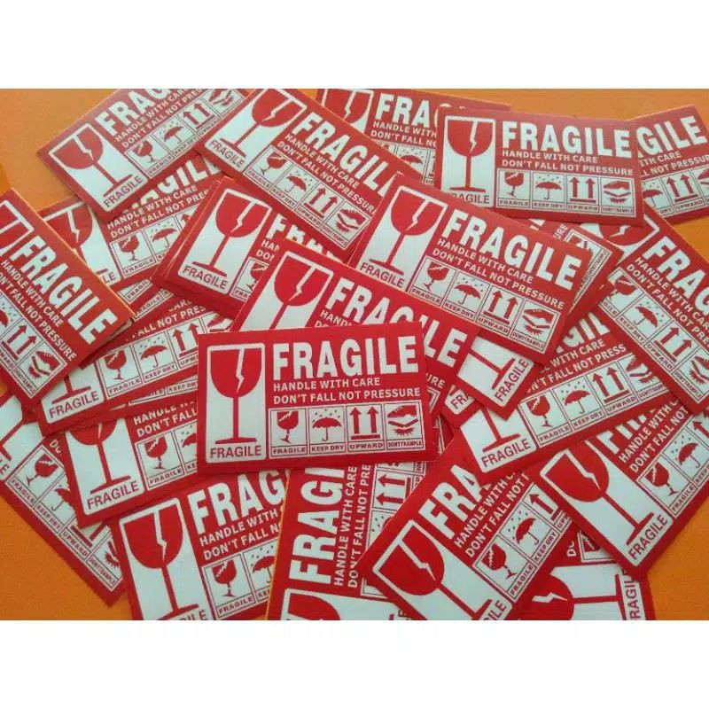 

STIKER FRAGILE TAMBAHAN PACKING BARANG PECAH BELAH
