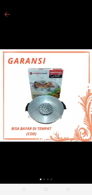 Grill Pan Happy Call 32 Cm/panggangan Praktis Serbaguna