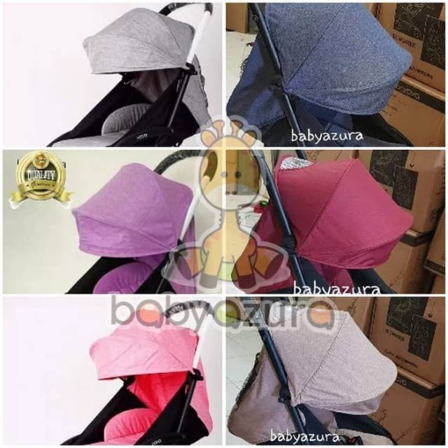 CANOPY dan ALAS STROLLER YOYA 175 (BUKAN STROLLER) COLOR PACK YOYA BAHAN LINEN