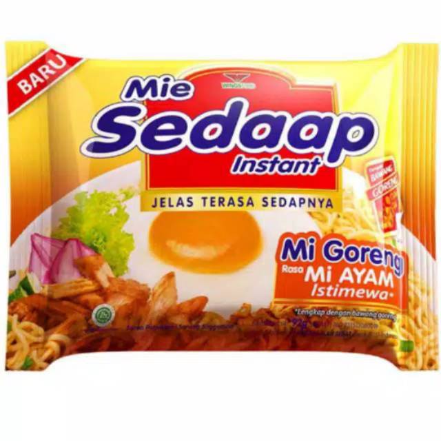 MIE SEDAAP goreng rasa MIE AYAM istimewa