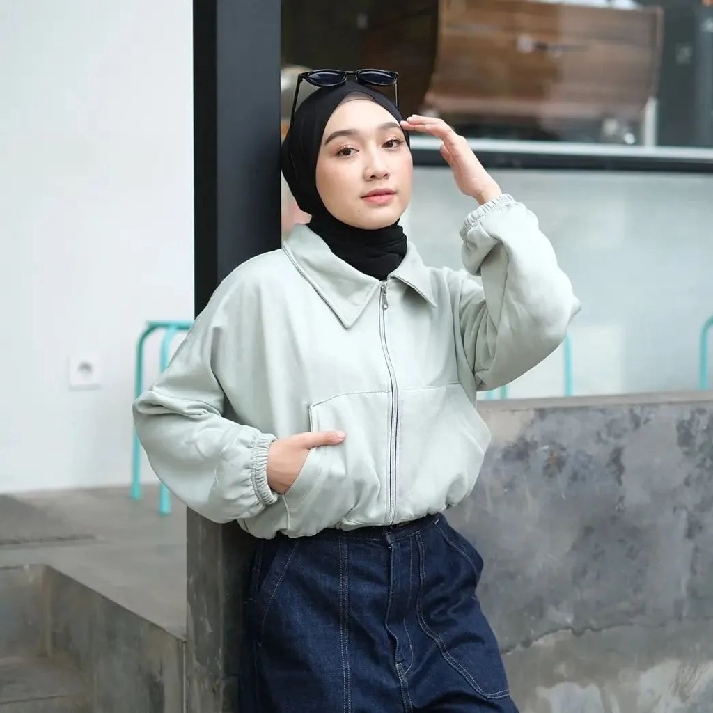 JAKET KOREA - COZZY JACKET - JAKET WANITA - ATASAN WANITA - JAKET - PAKAIAN TERMURAH - KOREAN STYLE