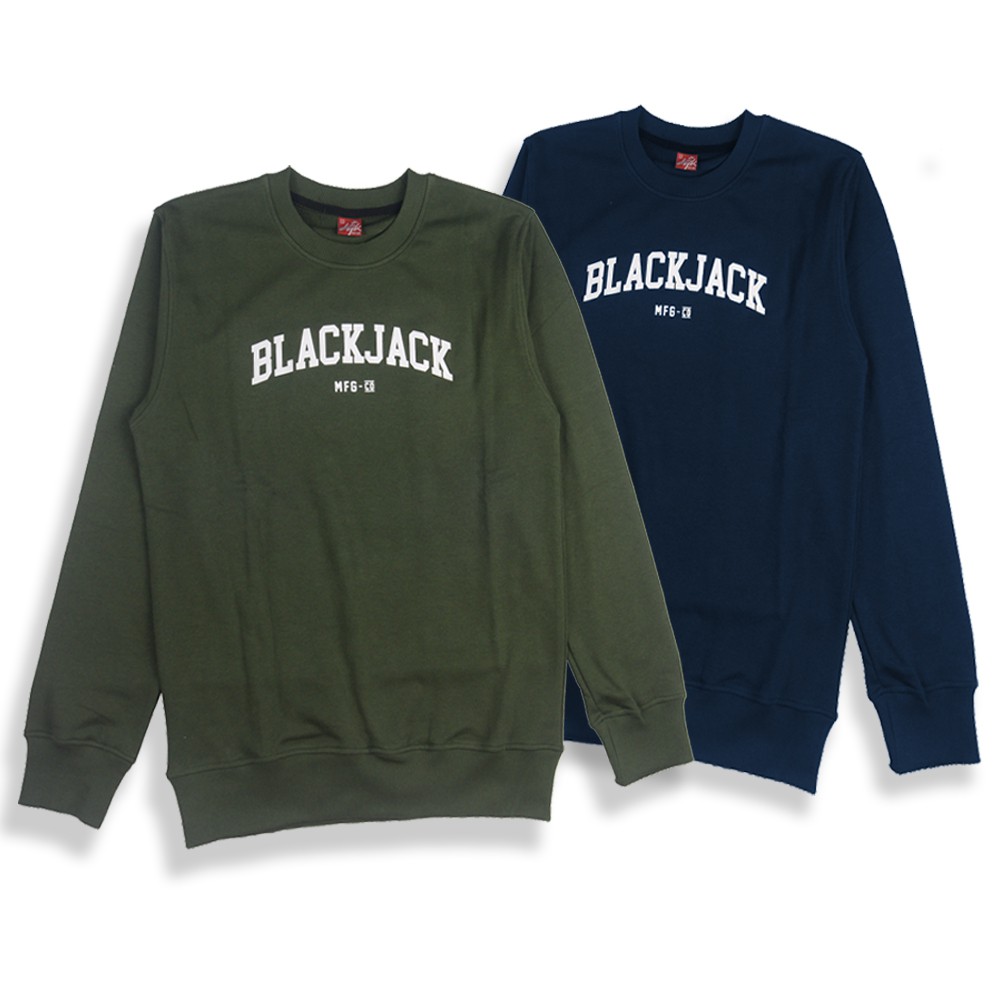 BLJK Blackjack SWT702 Sweater Crewneck Varsity