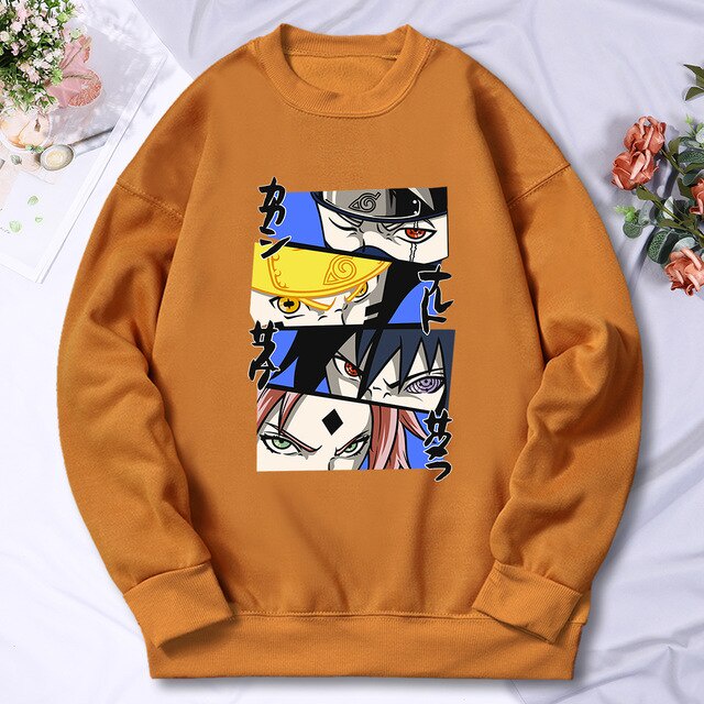 Naruto warning Sweater Crewneck || Sweater Basic Anime || Pria &amp; Wanita Sz M - L - XL