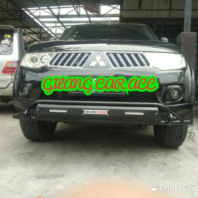 Tanduk Depan Pajero Sport Lama Sevencode Cobra Towing Bar Bumper Besi