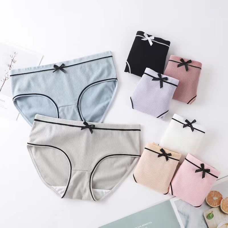 Celana dalam wanita Cewek Katun berkualitas Seamless elatis fabric karet ice  silk sutra sexy sempak cd nyaman celana dalem