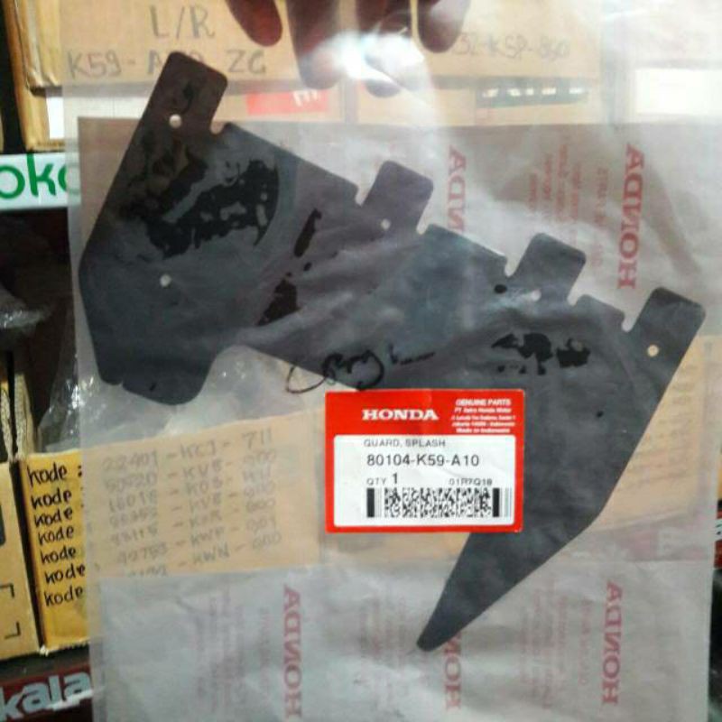 KARET LUMPUR VARIO 125 150 LED ORIGINAL HONDA 80104 K59 A10