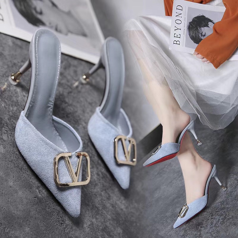 Heels z50 sepatu sendal wanita import realpict