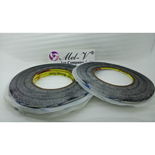 

Double Tape 3M Black Hitam 3mm 0.3mm Lem Lcd Touchscreen Lem 3M