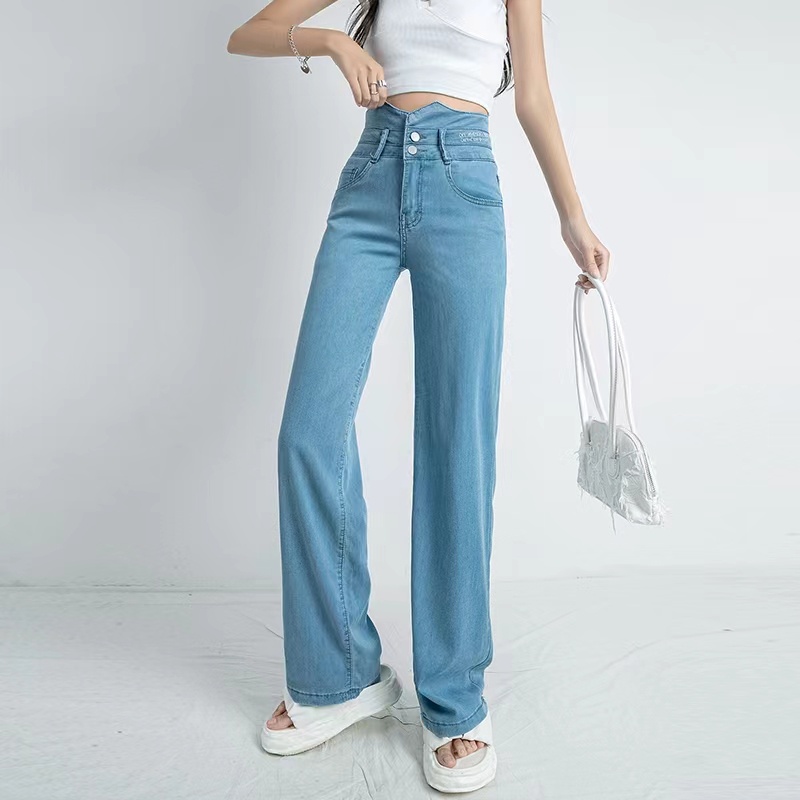 celana highwaist kulot jeans wanita kekinian