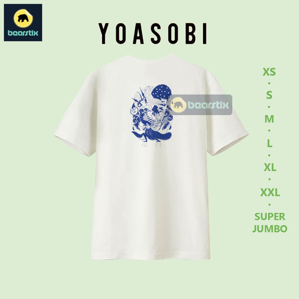 Kaos Distro Gunjo - Yoasobi X Uniqlo Tshirt - UT Japan TOP Streetwear T-Shirt - BEARSTIX
