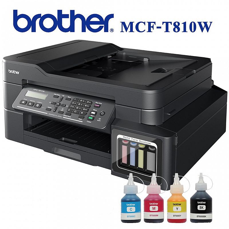 PRINTER BROTHER INKJET T810W (A4) FAX/ADF/WIFI