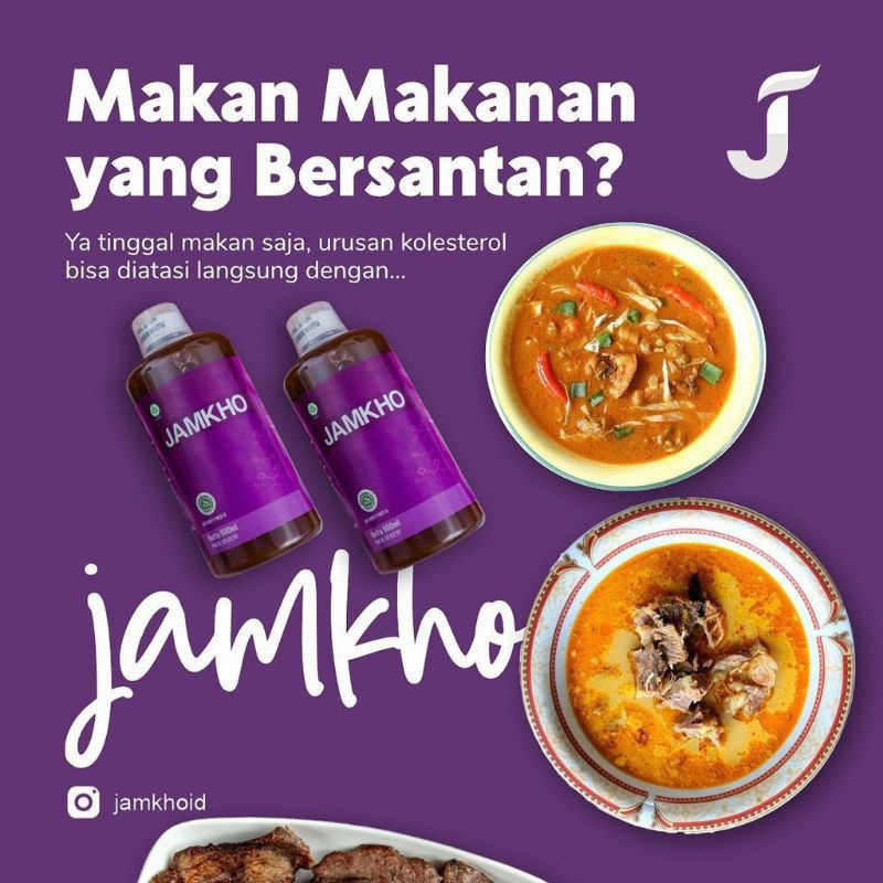 Jamu JAMKHO 100 ML Herbalife Kesehatan Obat Herbal Penurun Kolesterol Kolestrol Sehat-2