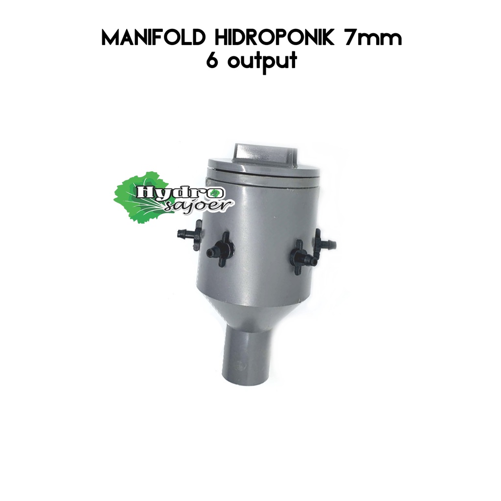 Jual Alat Pembagi Air Manifold Hidroponik 7 Mm 6 Output Shopee