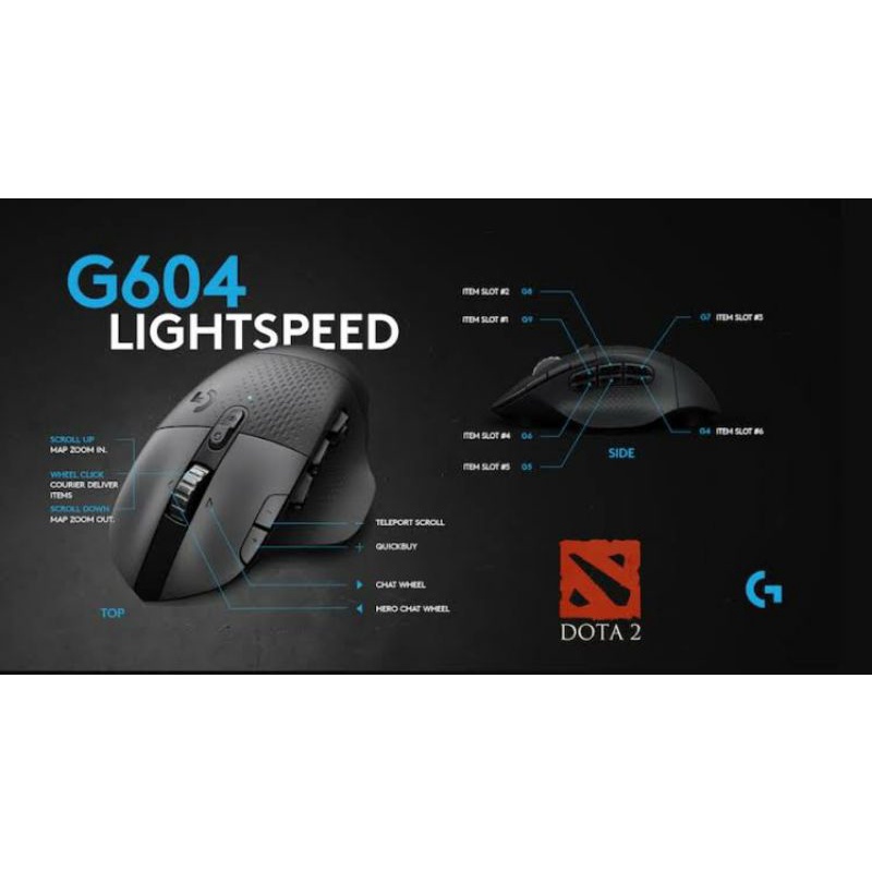 Mouse Gaming Wireless Logitech G604 Lightspeed