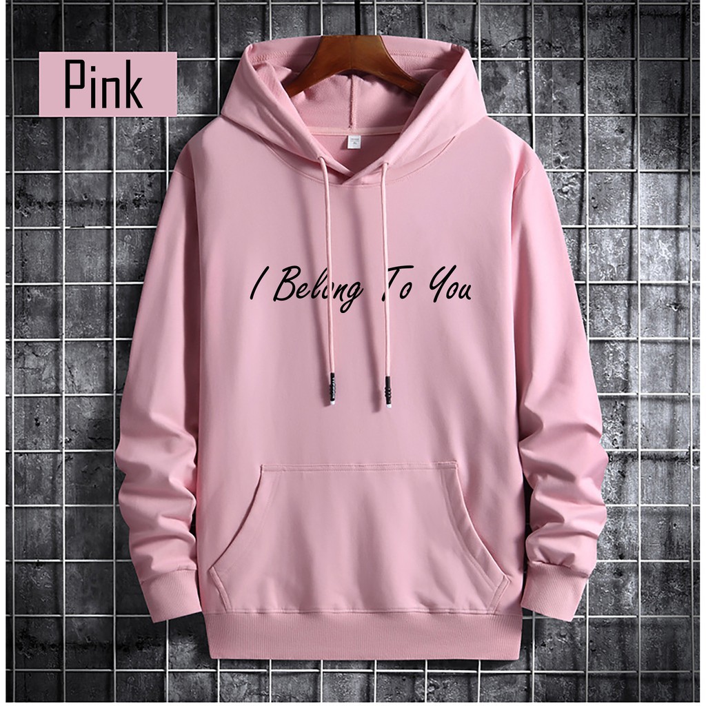 Sweater Polos Hoodie Jumper I Belong To You Pria &amp; Wanita SIZE L-XXL