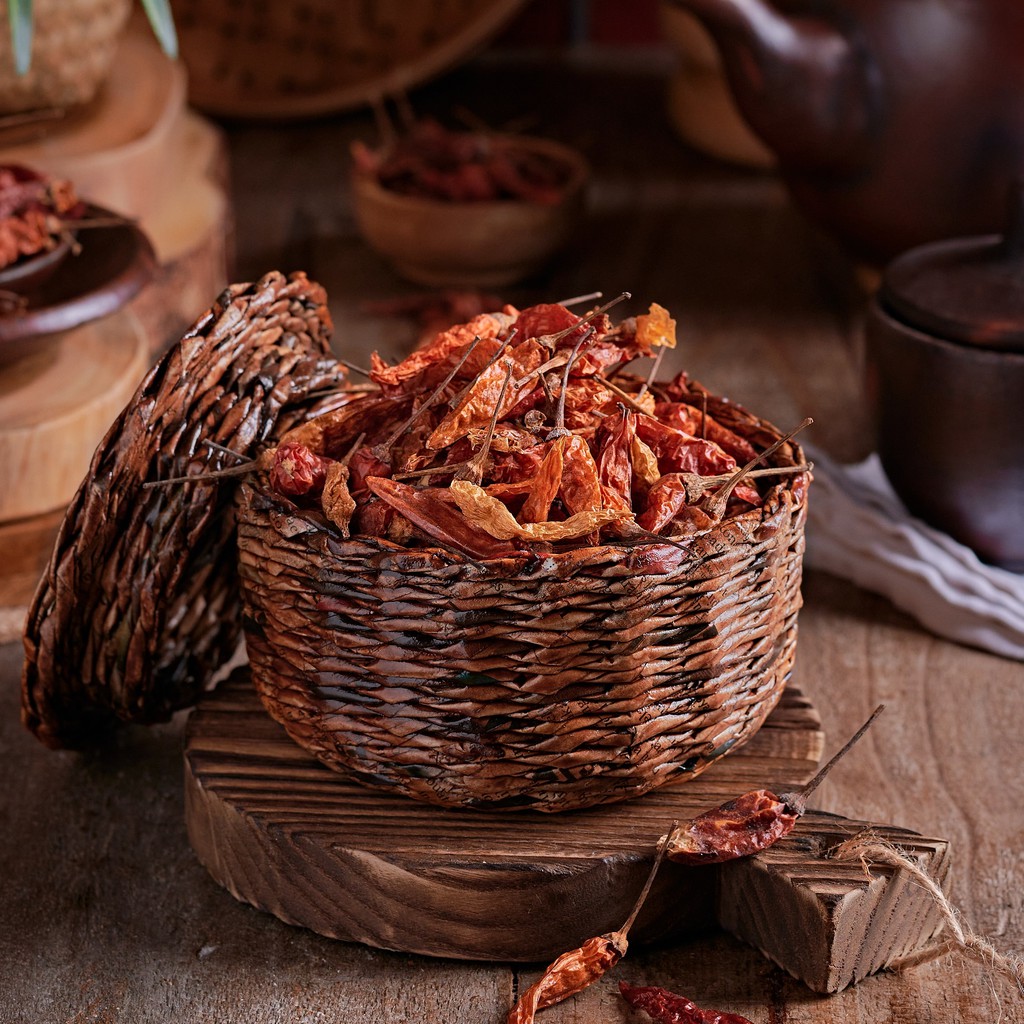 SpiceMate - Cabe Rawit Kering / Small Red Chilli Dry / Cabe Rawit Kering Murni Super Pedas 1000g/1Kg