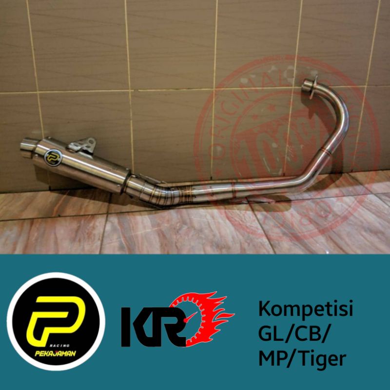 Knalpot Pekajaman Bulat Tiger Original