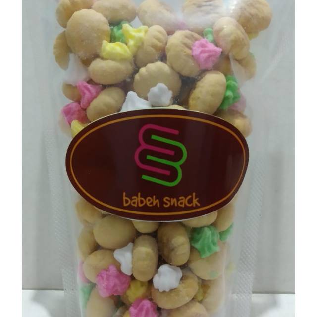 

Camilan/snack biskuit gem rose