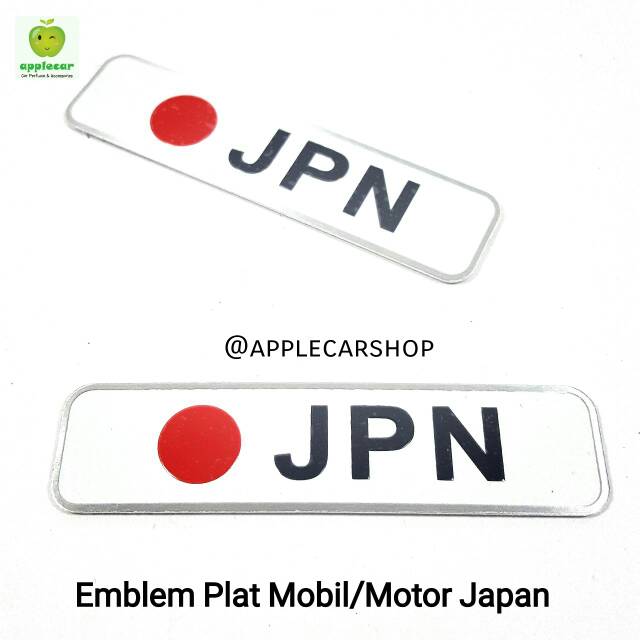 Emblem Plat Mobil / Motor Japan