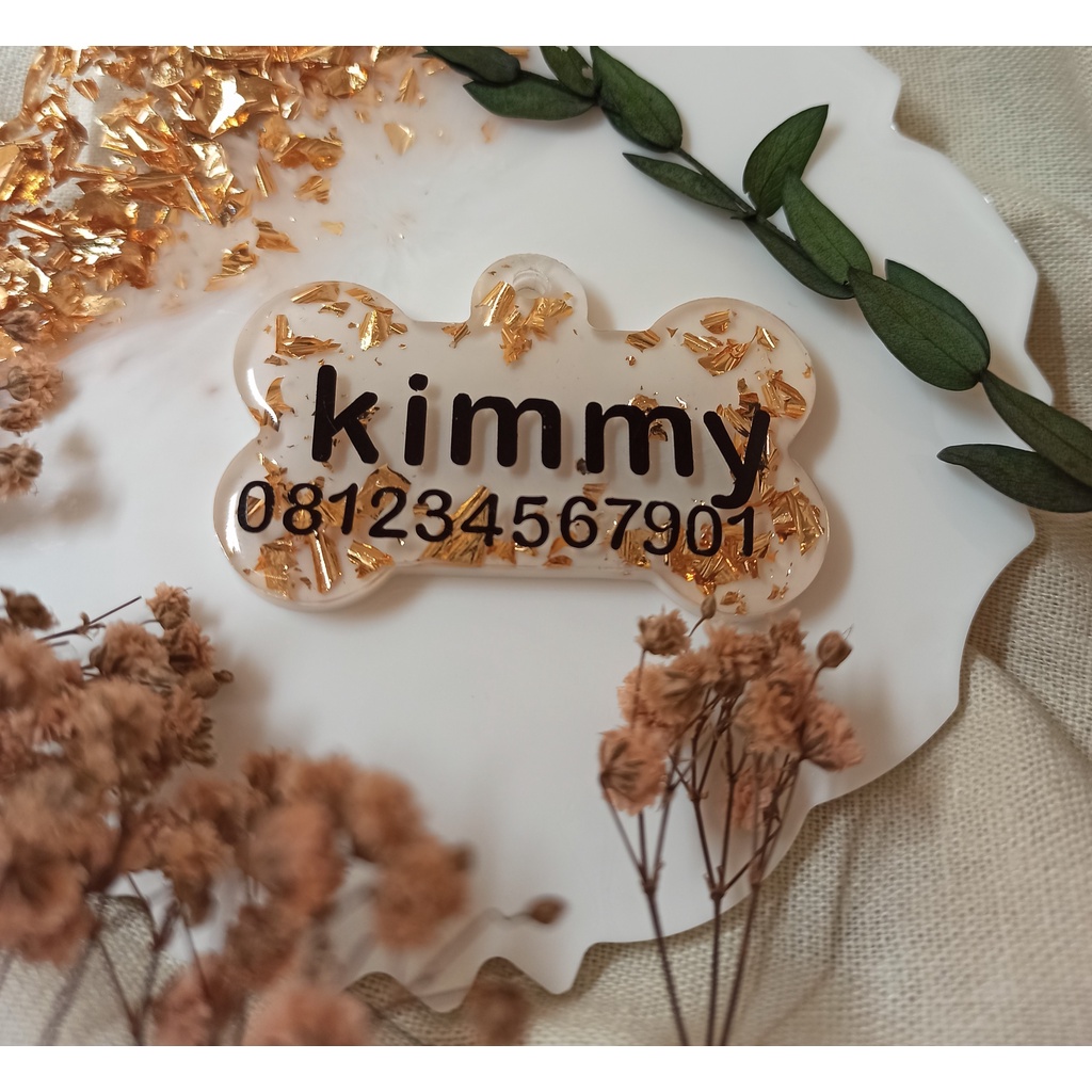 kalung anjing / kalung nama anjing / dog tag