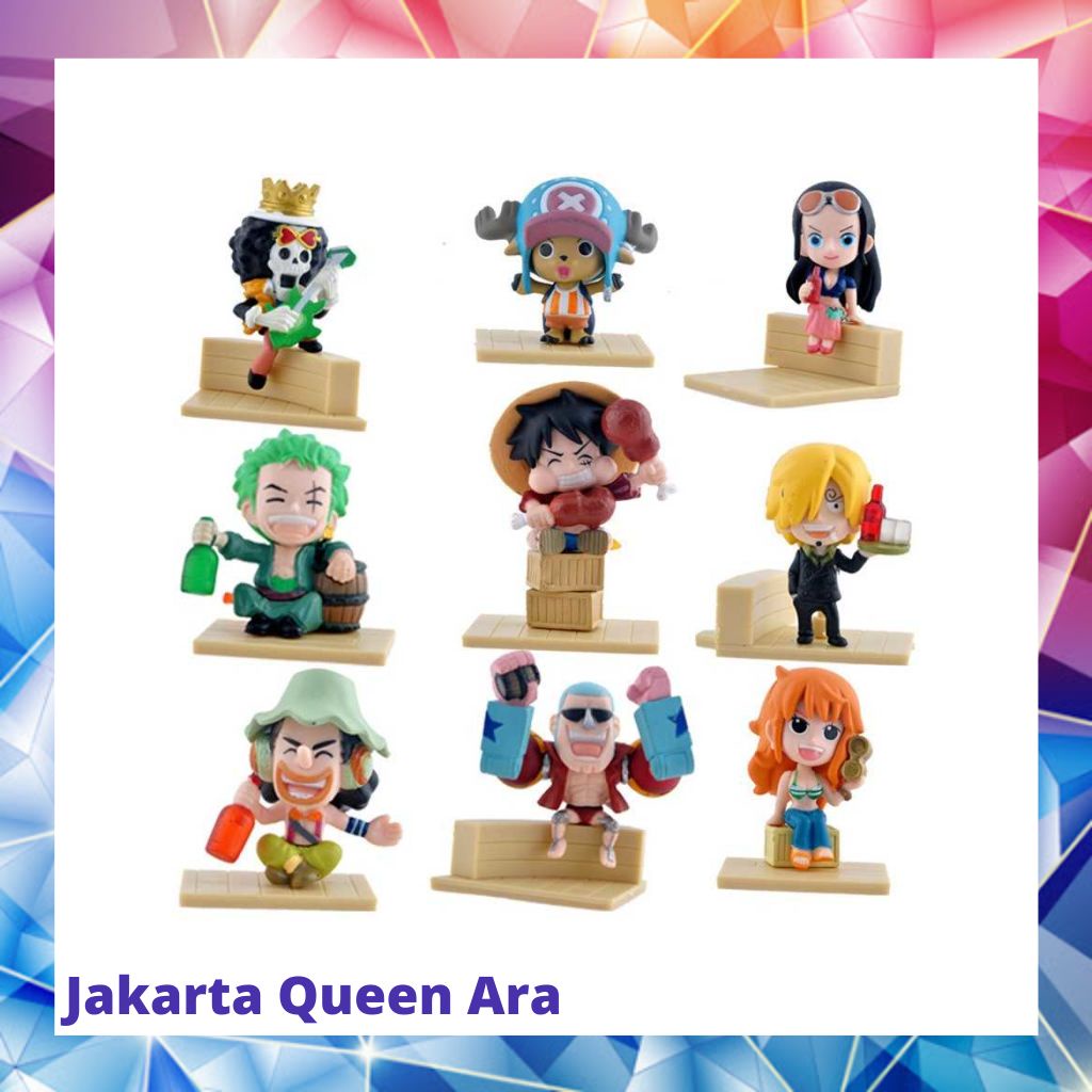 Action Figure One Piece 9 PC