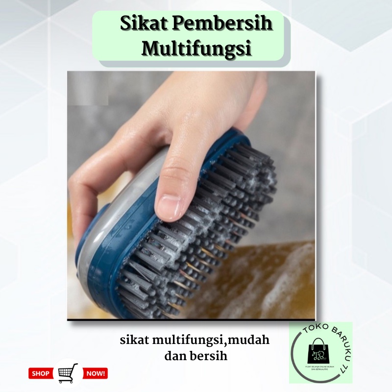 (KEYA) Sikat Pembersih Multifungsi / Sikat Baju Sikat Toilet Tempat Sabun