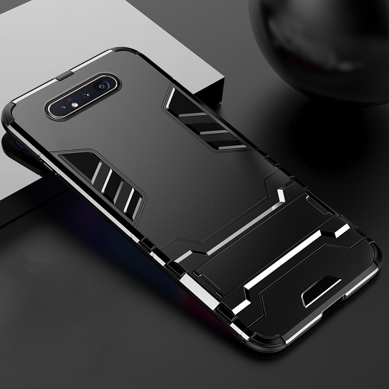 Casing Hard Case Armor PC + Silikon Anti Benturan Untuk Samsung Galaxy A80 A90 5G A80 A90