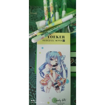 

(12pcs) Pen gel anime