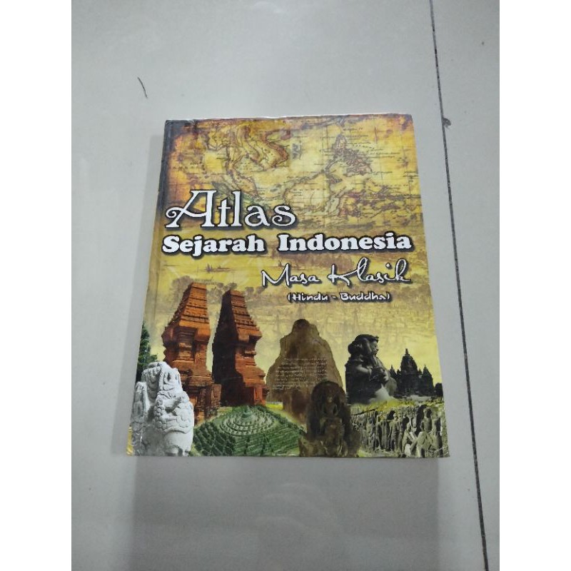 buku original - atlas sejarah Indonesia masa klasik Hindu - Buddha