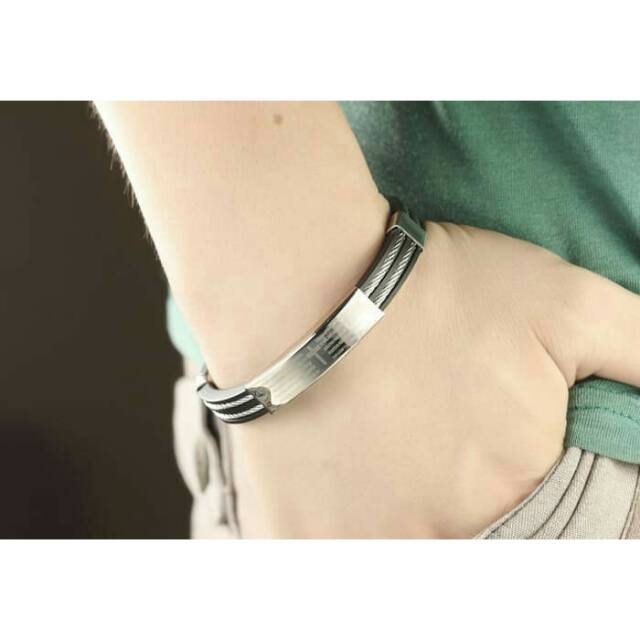 Gelang Silikone / Gelang Stainless / Gelang Doa Bapa Kami