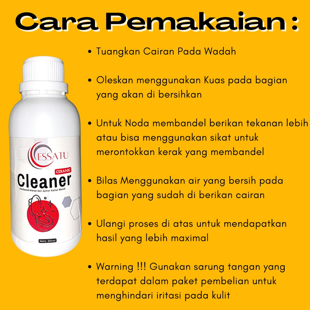 Cairan pembersih keramik kamar mandi Essatu 250 ML