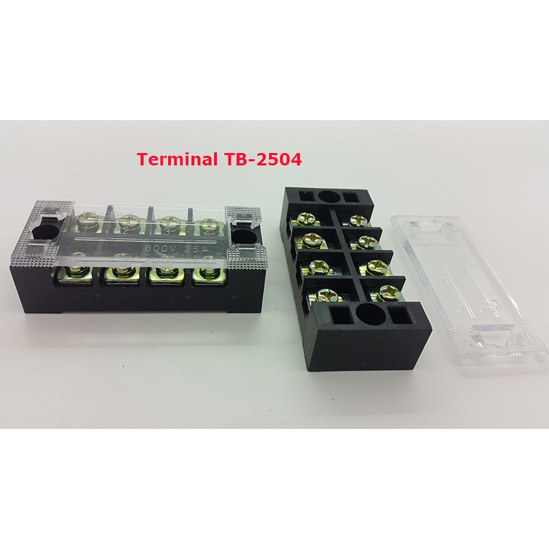 TERMINAL BLOCK TYPE TB-2504 2x4 25A