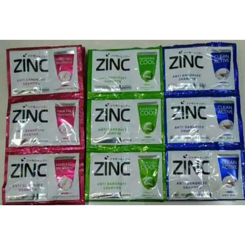 SHAMPOO ZINC 1 RENCENG ISI 12 SACHET